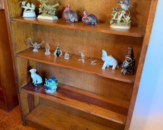 Large wood bookcase $125.00. 45”w 22.5”d 60” t