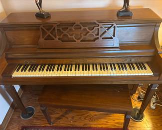 Upright piano Kholer & Campbell. $250.00.     56.5”L 24.5” d 41”t