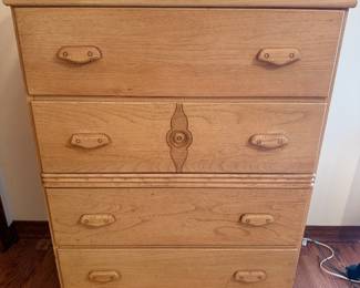 Birch chest of Drawers $250.00. 32”w 18”d 45”t