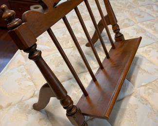 Maple magazine rack $40.00
