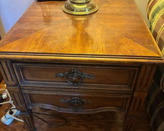 Thomasville End Tables (2) $150.00 each.      22”w 25.5”d 22”t