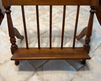 Maple magazine rack $40.00