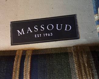 Massoud Red & Green Loveseat $350.00   62”L 34” D 36”T