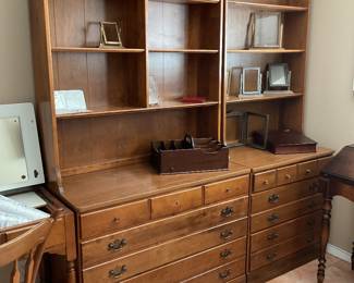 Pair Ethan Allen cabinets-left-39x19x77/ right-30x19x77