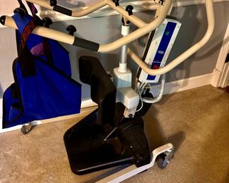 Only $350. Invacare Reliant 350 ELECTRIC Stand-Up Lift. Google to see how it works. Text Mike 352-281-1822 if you want to buy it.