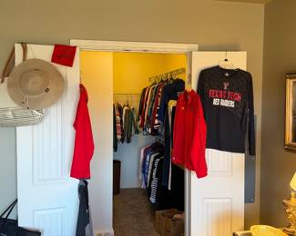 Women’s Clothing size 10, M, and Petite L & XL; Women’s shoes Size 6 1/2 & 7, Tech Gear