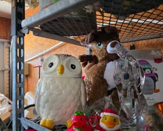 Owl cookie jar