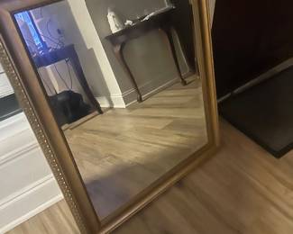 Giltwood and Gesso mirror