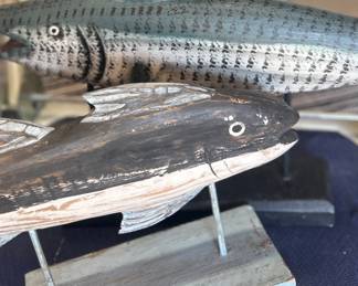 Fish carved