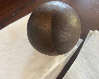 Civil War canon ball