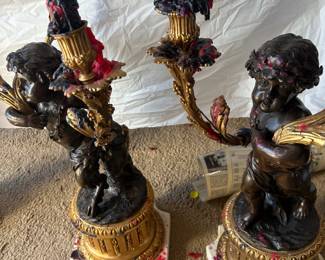 Bronze cherub 