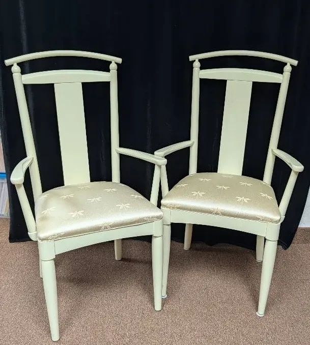 Artemis Dining Armchairs by Ethan Allen
