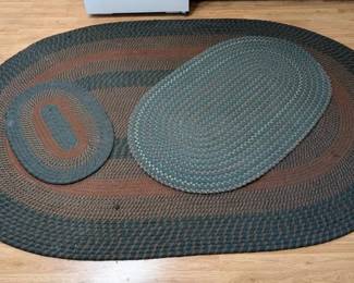 Three Braided Rugs