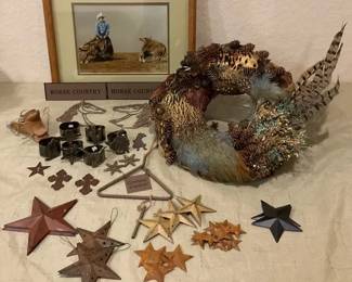 Pheasant Wreath  Western Decor