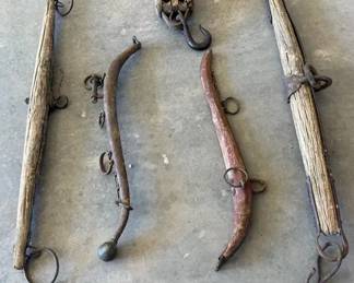 Antique Horse  Mule Yoke Parts