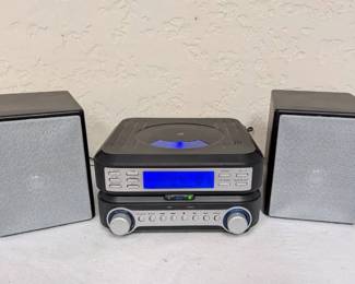 GPX Micro HiFi System with CD  Radio Model HC221B