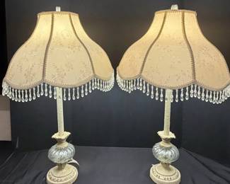 Two Tassel Table Lamps