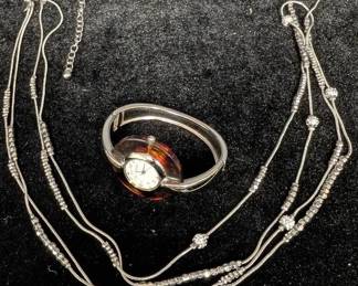 Womens Chicos Watch  Necklace