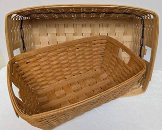 Two Large Longaberger Baskets