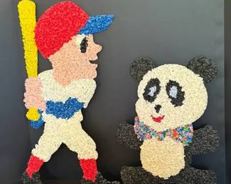 Vintage Plastic Popcorn Decor
