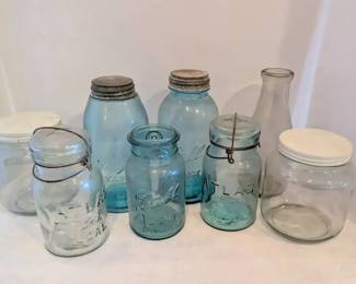 Vintage Canning Jars  More
