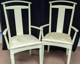 Artemis Dining Armchairs by Ethan Allen