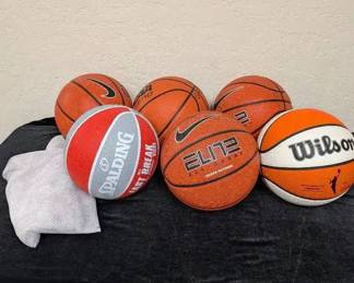 Wilson, Spaulding  Elite Basketballs