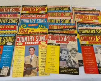 Vintage Country Song Roundup Magazines