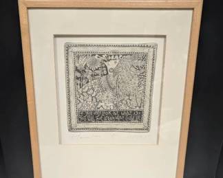 Atonement Ink on Tile by Marsha McCarthy