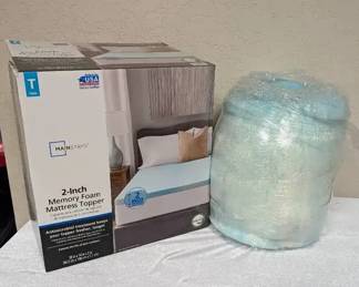Mainstays Two Inch Twin Memory Foam Mattress Topper