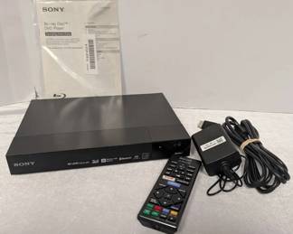 Sony BluRay DiscDVD Player