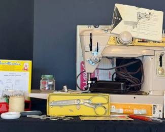 Vintage Singer Sewing Machine Model 431G  More