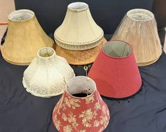 Large Lot of Lamp Shades