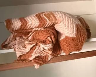 hand crocheted coverlet