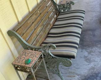 Park Bench, iron & wood