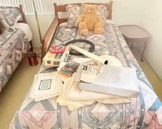 One of a pair of Twin Beds