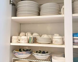 Two sets of Dinnerware