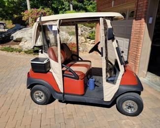 Golf Cart. PH Club Car (USA) - Precedent i2 Electric with Charger, Serial Number PH1244-329161. 2012 Club Car, With complete cover and doors, batteries replaced a few years ago. Club Cars feature an AlumiCore™ rustproof aluminum chassis. Is in overall very good condition.