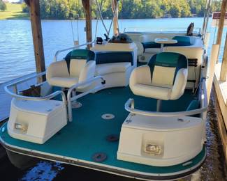 1997 Landau DX 20 Pontoon Boat with a circa 2006 Yamaha 60HP motor. Boat is 20’ and will seat up to 12 passengers. Well maintained. Comes with an electric trolling motor. Good running condition. We will have this available for inspection and show the running condition on inspection day by appointment.