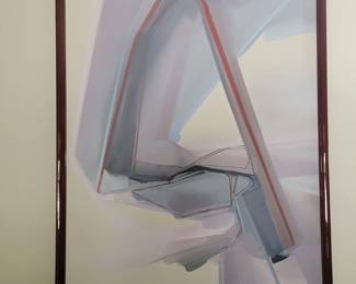 Original Abstract Acrylic on Canvas by the listed artist Josef Kugler Austrian American Artist (1911-2001) 38” x 50”