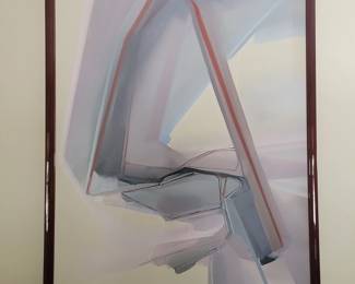 Original Abstract Acrylic on Canvas by the listed artist Josef Kugler Austrian American Artist (1911-2001) 38” x 50”