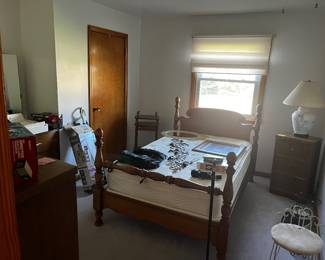 Bedroom set, camcorder, decorations