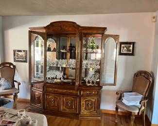China cabinet, china, vintage pieces