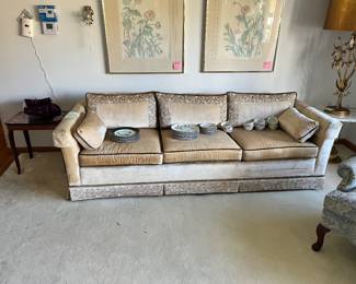 Vintage couch and miscellaneous