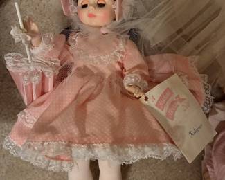 Pink-dress collector doll