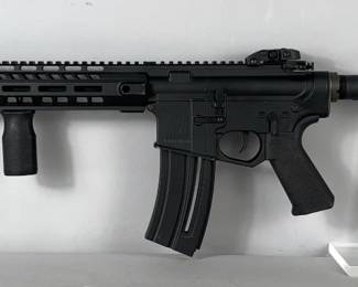 Hammerli TAC R1 22 C .22 LR Rifle SN# HA030848, Adjustable Stock, Flip Up Sights, Vertical Fore Grip