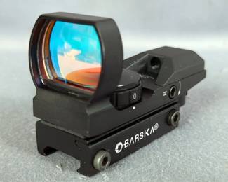 Barska Electro Dot Sight, In Original Box And NcStar 3-9x42 Sight With Quick Detach Base