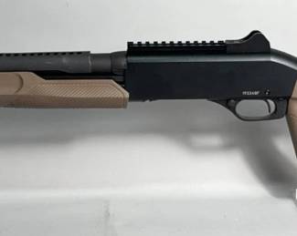 Sun City Machinery/ Savage Arms Stevens Model 320 12 ga Pump Action Shotgun SN# 193348F, For 2-3/4" And 3" Shells, Fiber Optic Bead, 18.5" Bbl