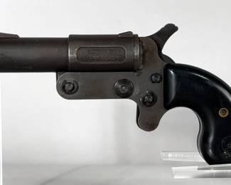 Cobray FMJ Model D .45 Colt Top Break Pistol SN# 45 18628, In Leather Holster