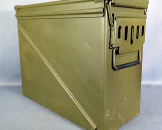 Large Metal Ammo Can, 18" x 14.25" x 8"